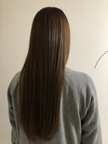 ガーディナ(Gardina)&nbsp;縮毛矯正 髪質改善ストレート ストレートロング グレージュ 艶髪