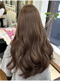 チョコブラウン  アッシュブラウン  透明感カラー
