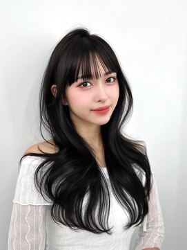 アマトウキョウ アユンチェ(AMA TOKYO×AYUNCHE) 前髪顔まわり韓国ヘアレイヤーカットサイドバンク2wayバンク韓国