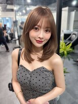 ラベル 渋谷(LAVEL)&nbsp;大人かわいいミディアムレイヤー/ザクザクレイヤー/ワンホンヘア