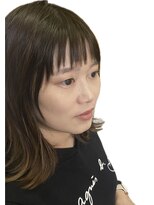 ネウィ 所沢(newi)&nbsp;鎖骨ラインのレイヤースタイル