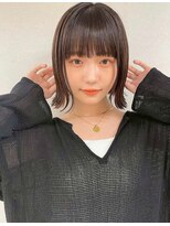 サンドパールス 仙台店(sand PALCE)&nbsp;髪質改善/大人ガーリー/似合わせカット/ショートボブ前髪/仙台