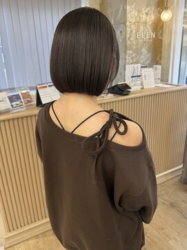 エレン(E L E N) タッセルボブ/縮毛矯正/ボブ
