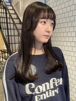 ナリー(Nary)&nbsp;暗めベージュロング/畑段/Nary六角/京都美容室