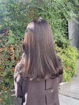 カノイ(KANOI) ラベンダーベージュカラー/レイヤースタイル/韓国巻き