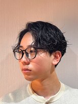 ジェントル(GENTLE) 大人男性向け上品ショート スパイラルミックス/センターパート