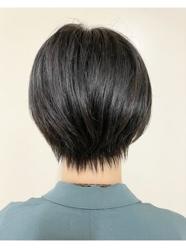 テト(teto) 30代40代 大人丸みショート 後頭部ふんわり