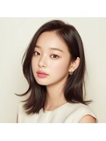 アンサ 長岡天神店(ANSA)&nbsp;韓国風レイヤー×透明感グレージュ