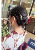 浴衣ヘアアレンジ(とうかさん・花火大会)