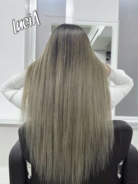 ルシア 京都河原町 烏丸(LuciA) 【レミー100%/54cm】シールエクステ100枚×カット