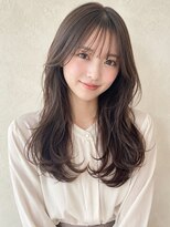 カノエ 福岡香椎店(canoe)&nbsp;アッシュグレー 透明感カラー レイヤーカット 髪質改善 前髪