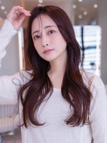 ケアリー 大泉学園(Carelly)&nbsp;デザインカラー/レイヤーカット/ウェットヘア/オリーブベージュ