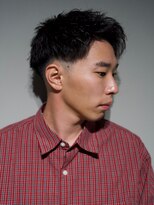 ヘアカフェ ブーン(Hair Cafe Boon)&nbsp;黒髪ピンパーマ×刈り上げショート