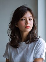 ロッソ 大橋店(Rosso) ゆるウェーブの落ち着きミディ【大橋】