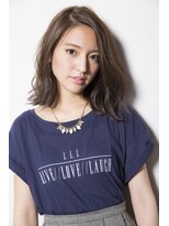 ガーデン ムサシコスギ(GARDEN MUSASHIKOSUGI)&nbsp;大人可愛い/ニュアンスパーマ/グレーベージュ/ふわミディ