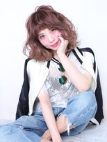 グーマ ラックスビー あびこ店(GUMA LUXBE)&nbsp;ミディアム愛されパーマヘア【GUMA LUXBE】