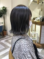 ロンドアベニール 北千住(Lond avenir)&nbsp;ぱつっとボブスタイル☆グレージュ　西田大樹