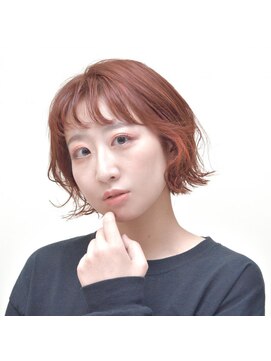 ドルセ(Dulce) 【Dulce】オレンジカラー×ボブ×大人かわいい