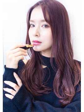 ルーヴル 西宮北口(Louvre) 【透明感☆暖色系カラー】抜け感ピンクグレージュ