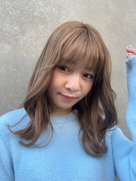 ディフィーアトリエ(defi atelier) くびれミディでイメチェン前髪/髪質改善/韓国ヘア/ヨシンモリ