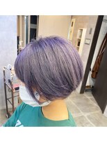 キャラ シャローネ 池袋(Chara Chalone)&nbsp;マッシュショート/ラベンダーグレー【池袋/本松】