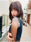 【LANY横浜】重めバング×ハイライト