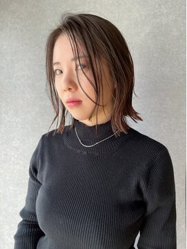 イトシテ 切りっぱなしボブ×ニュアンス前髪【本多身和子】