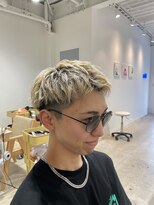 コレット 宇都宮(collet Gigi)&nbsp;ハイライト/マッシュパーマ/束感/波巻き/メンズショート