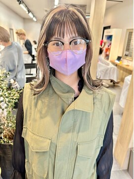 サンド 表参道(sand) 表参道ダブルカラーブリーチインナーカラー10代20代30代