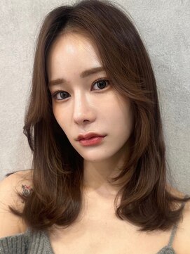 ロンド ルージュ 銀座店(Lond rouge) 簡単スタイリングヘアセンターパートゆるふわロングハイレイヤー