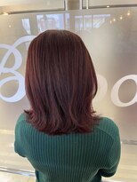 ヘアースペースブルーム ヒーロー 園田店(HAIR SPACE BLOOM hero) 【ブリーチなしWカラー】ピンクベージュ