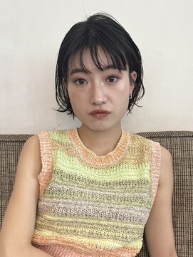 ベル 銀座並木通り店(Belle) 首元スッキリショートボブ×シースルーバング