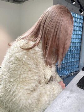 ペレ 梅田(PELE) 前髪/アンブレラカラー/こなれミディ/イメチェン/ウェーブパーマ