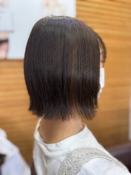 ヘアーメイク ダンス(hair make DANCE) ＊秋カラーの外はねボブ＊