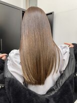 ディジョン(Dijon)&nbsp;韓国顔まわりレイヤーカットグレージュオリーブベージュブラウン