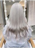 ホワイトアッシュ　 ホワイトカラー　ケアブリーチWカラー
