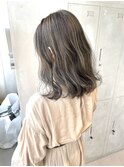 【Lei】ブリーチなし透明感グレージュ