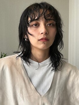 ノラギンザユー(NORA GINZA/U) ウルフレイヤーパーマロングパーマニュアンスパーマ