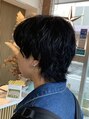 ブレンド(BLEND) シャドウパーマゆるめカールでスタイリング簡単です。