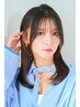 デザインカラー+カット+透明感カラー+ナノバブル￥14000