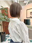 イメチェン/ホワイトブロンド/外ハネボブ/美髪/栄/矢場町c96