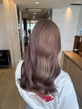 フェイス 大船(FACE) ブリーチあり ツヤ髪ラベンダーピンクカラー/コノミ.大船