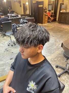 シリー 南風原店(SILLY) ツイストスパイラルパーマ マッシュ