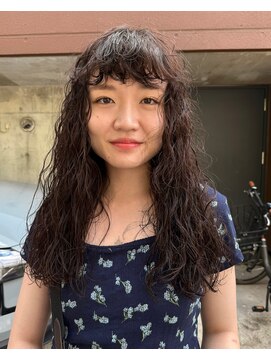 ナループロアオハナ(Nalu pu loa ohana) ロングパーマくるくるパーマスパイラルパーマ前髪パーマ