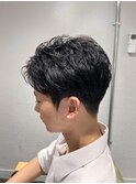 クセを活かしたアップバングスタイル【カミケンアジト/福島】