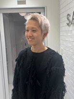 エン 栄店(enne)&nbsp;ココアベージュ/クラゲヘアー/ボブレイヤー/小顔/黒髪/栄