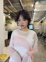 ヒュージ 表参道(huge)&nbsp;レイヤーボブ/ショート/ニュアンスパーマ/顔周りカット/20代30代