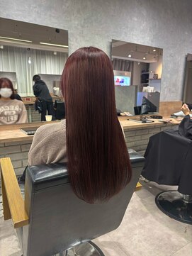 ワインレッドロング