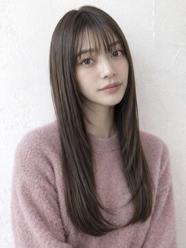 フリップビーアヴェダ(FLIP B AVEDA) 本八幡×ナチュラルストレート×透明感カラー