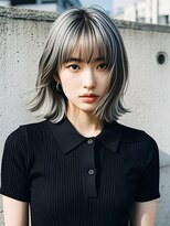 エイチ ウルフカット 大阪梅田(811)&nbsp;フェイスフレーミングルーツカラーネオウルフ天使の羽バングボブ